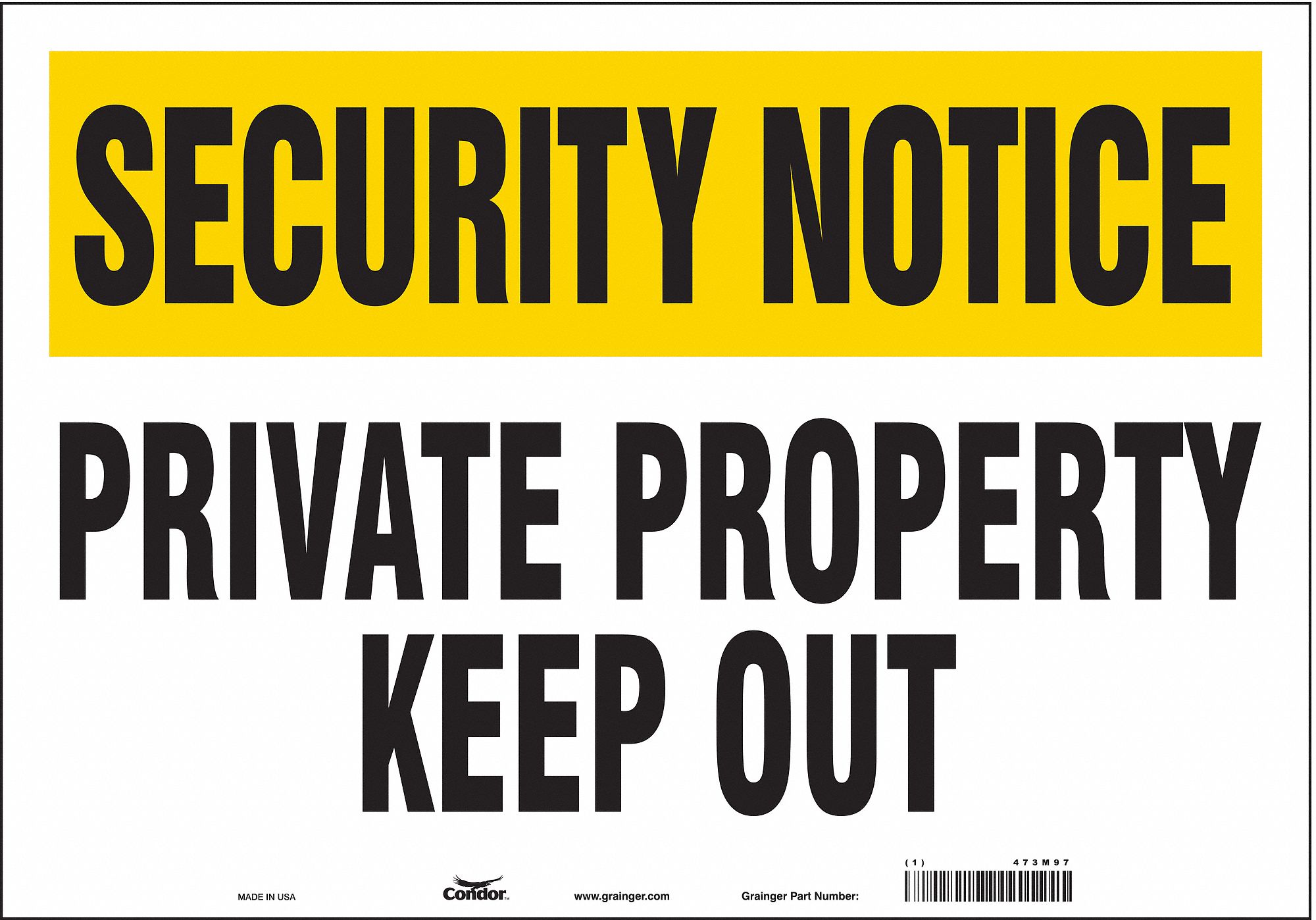 Safety Sign, 14 in x 20 in, Vinyl