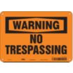 Warning: No Trespassing Signs