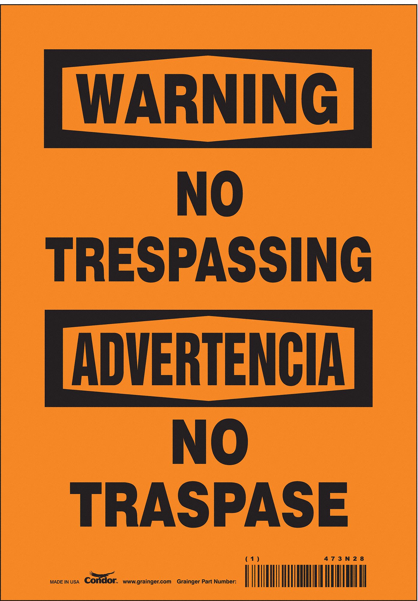 Safety Sign: Vinyl, Adhesive Sign Mounting, 10 in x 7 in Nominal Sign Size, Not Retroreflective