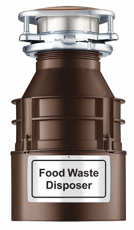 Garbage Disposal: 1/3 hp, 1 1/2 in Connection Drain, 120 Volt, Residential