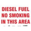 Diesel Fuel No Smoking In This Area Signs