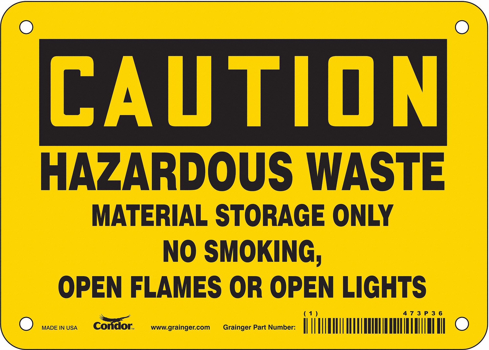 Safety Sign: Vinyl, Adhesive Sign Mounting, 5 in x 7 in Nominal Sign Size, Not Retroreflective