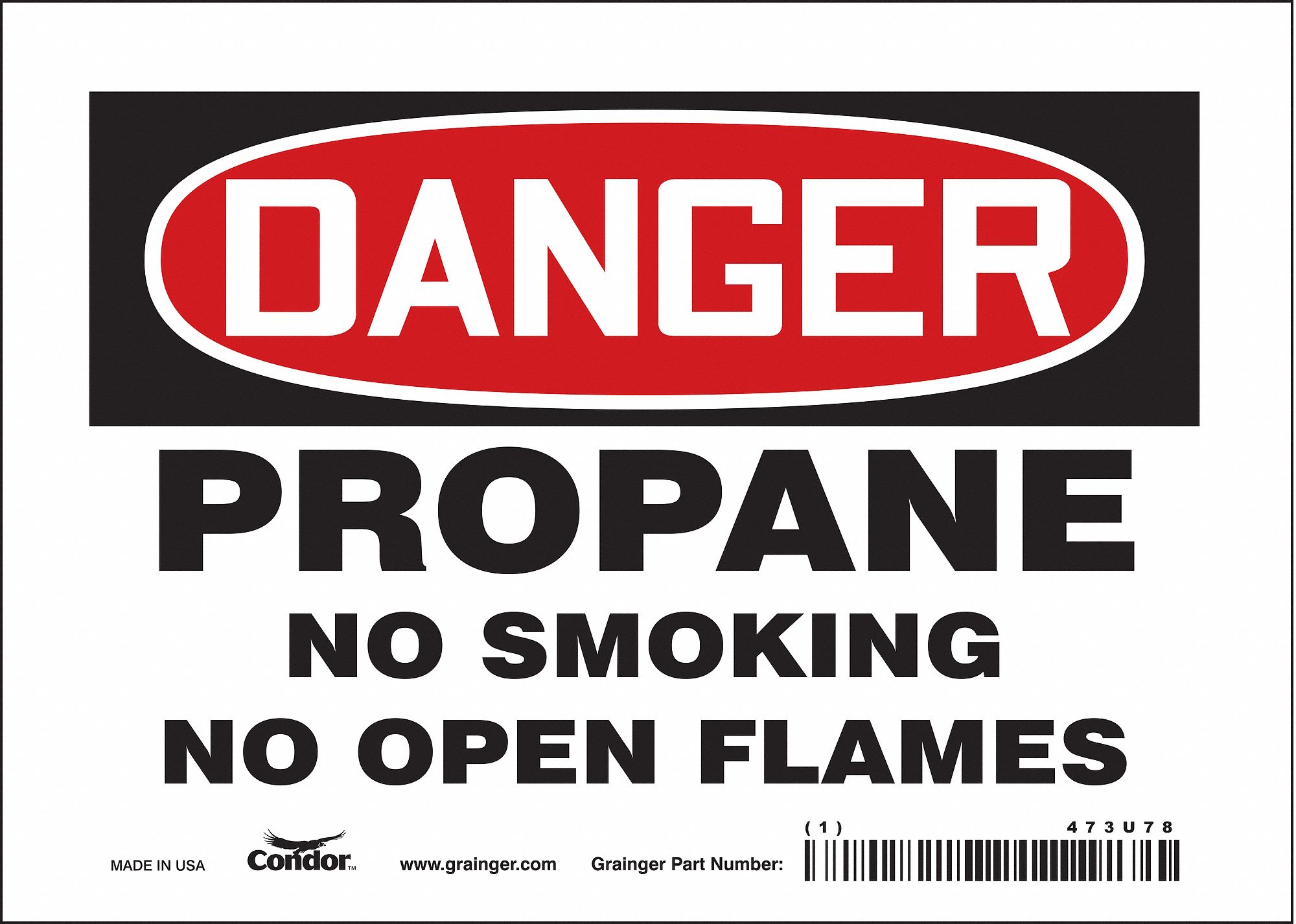 SAFETY SIGN,5 INX7 IN,VINYL