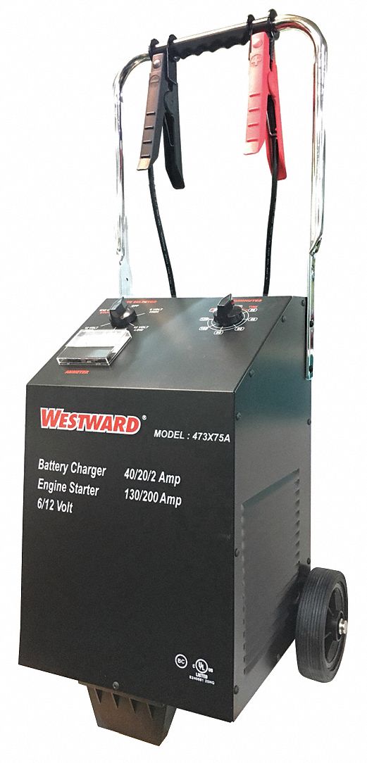 Westward Automatic Battery Charger Boosting Charging Maintaining