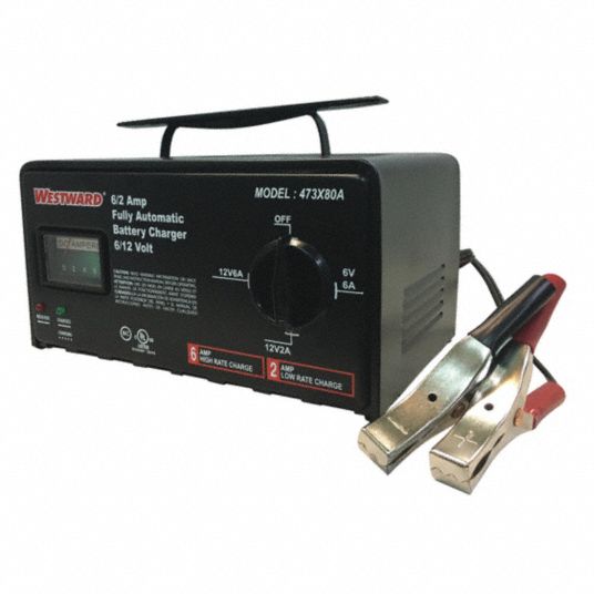 WESTWARD, Charging/Maintaining, Auto, Battery Charger - 473X80|473X80 ...