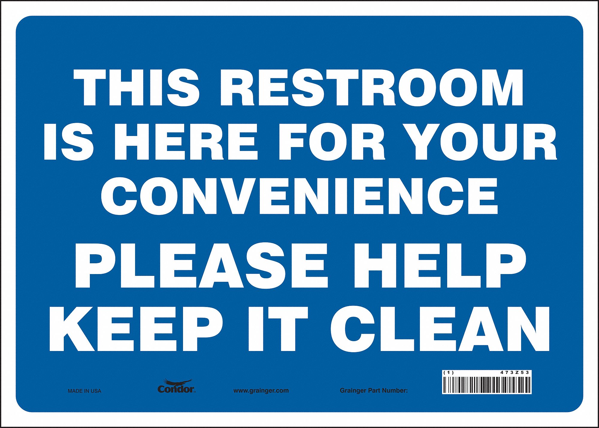 Safety Sign: Vinyl, Adhesive Sign Mounting, 10 in x 14 in Nominal Sign Size, Not Retroreflective