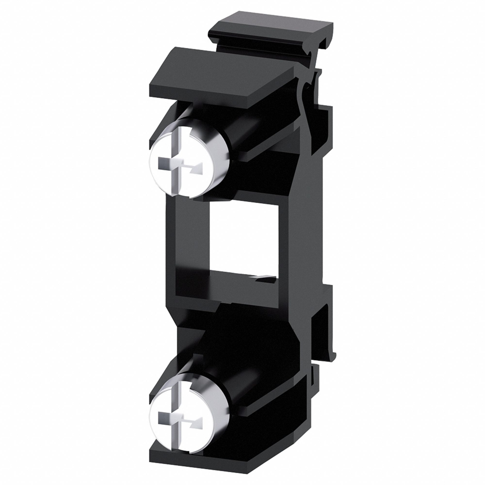 Holder,  22 mm,  Plastic,  Black