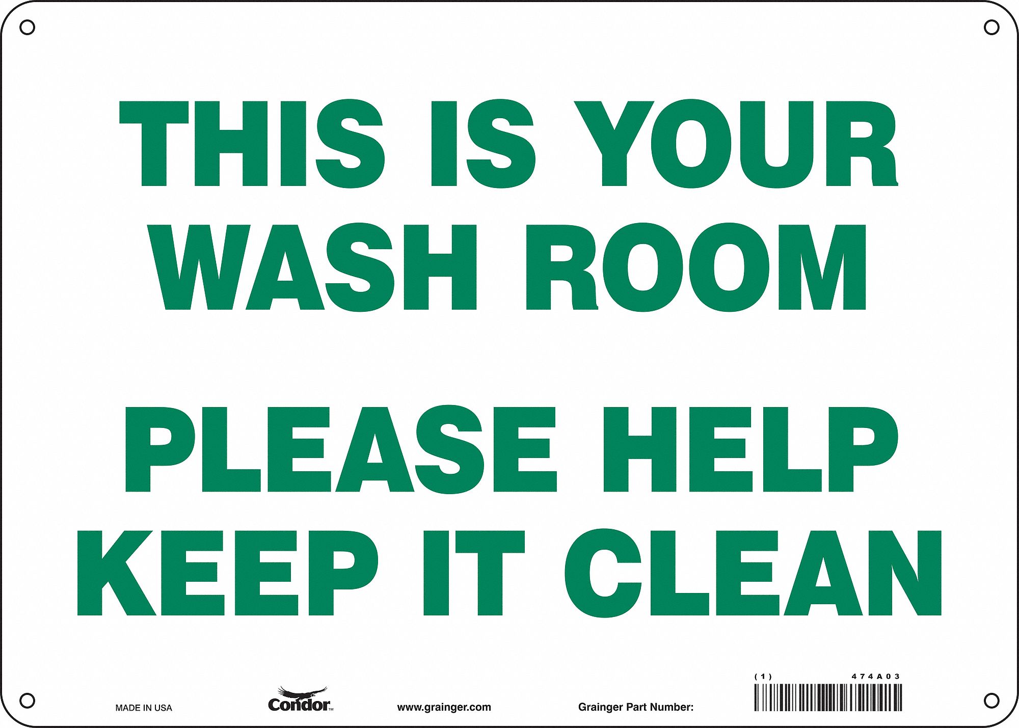 Safety Sign: Vinyl, Adhesive Sign Mounting, 10 in x 14 in Nominal Sign Size, Not Retroreflective