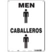 Men/Caballeros Restroom Signs