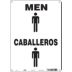Men/Caballeros Restroom Signs