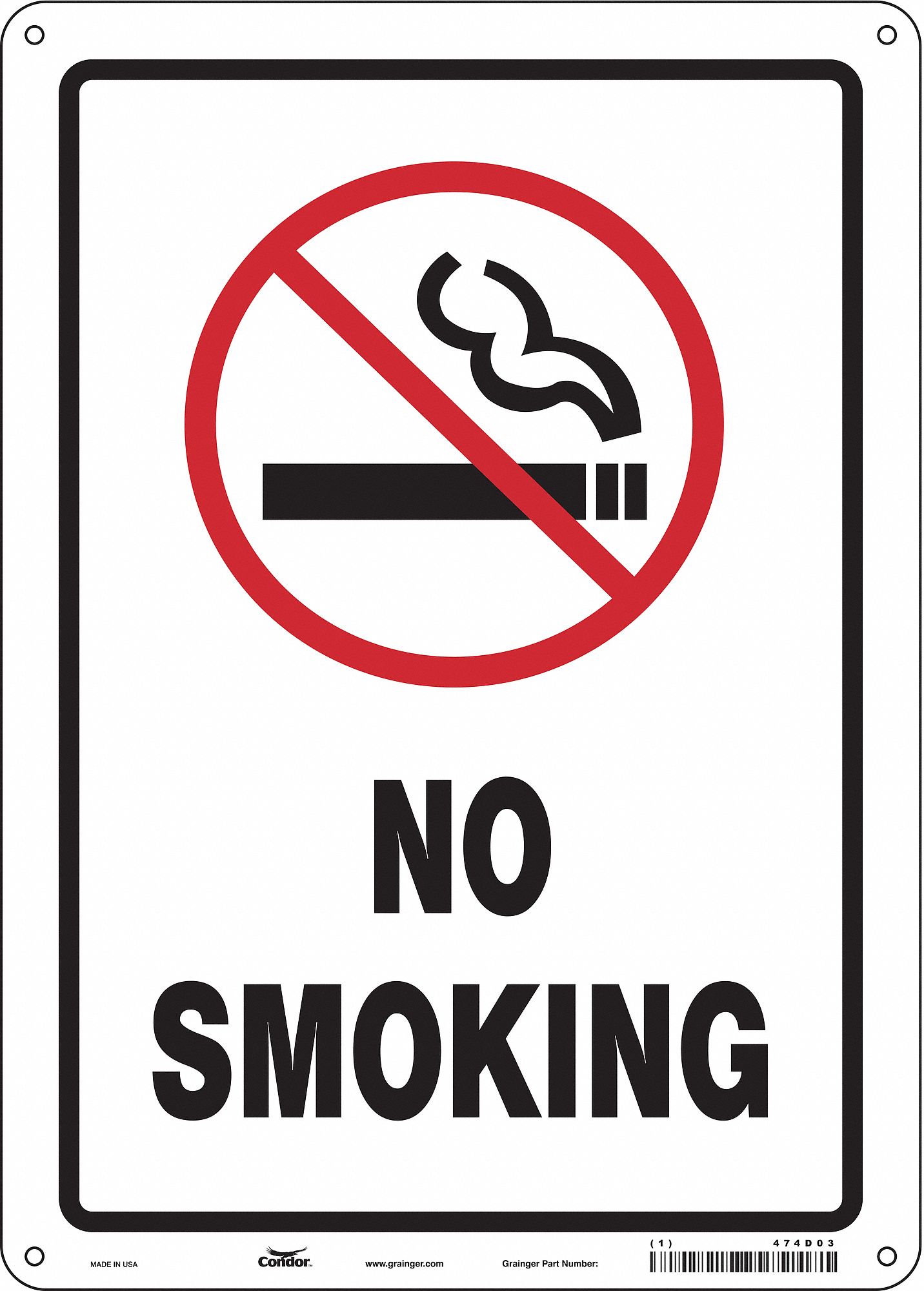 Safety Sign, 14 in x 10 in, Fiberglass