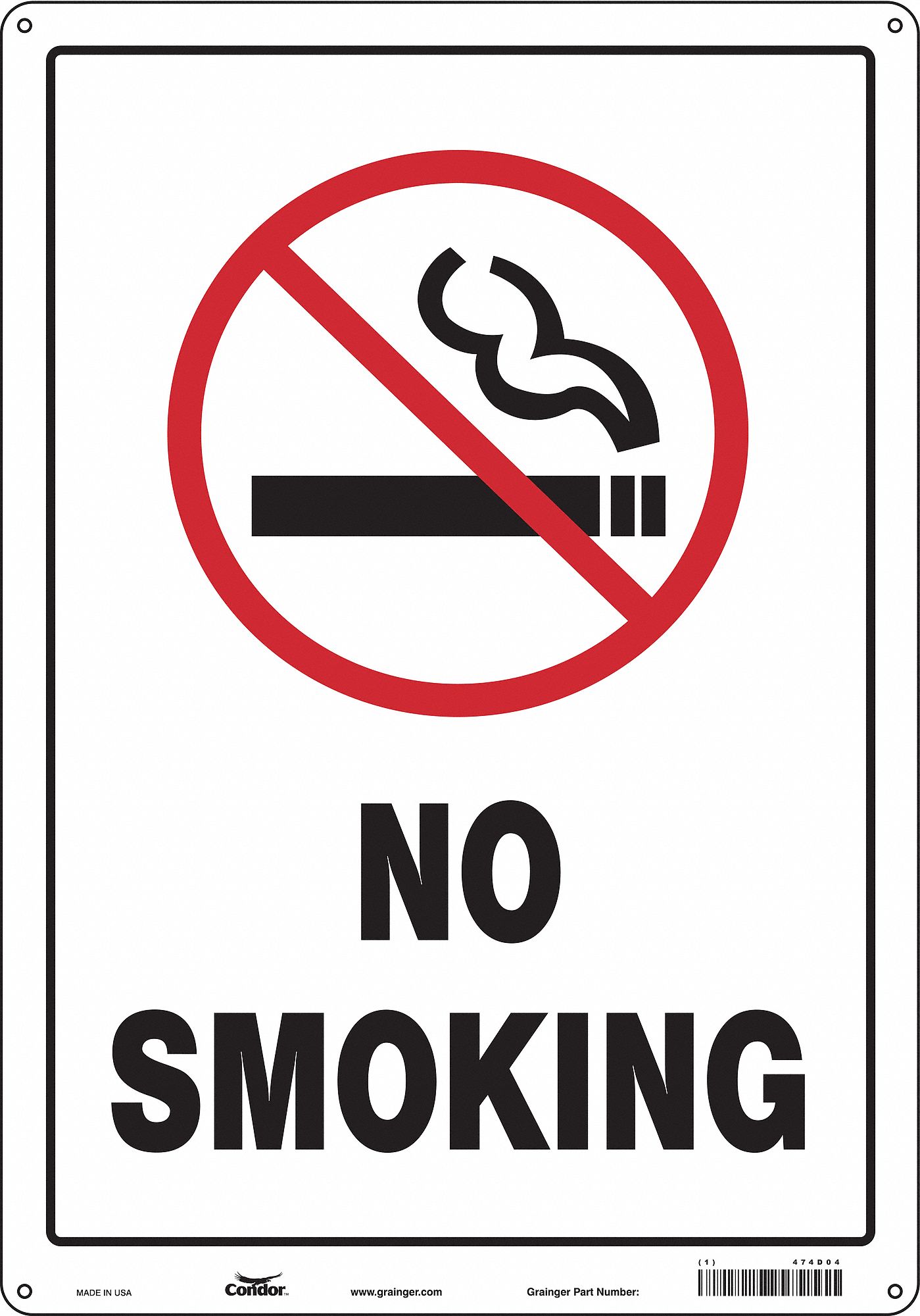 Safety Sign, 20 in x 14 in, Fiberglass