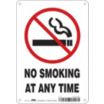 No Smoking At Any Time Signs