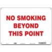 No Smoking Beyond This Point Signs