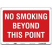 No Smoking Beyond This Point Signs