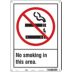 No Smoking In This Area. Signs