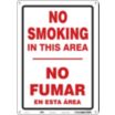 No Smoking This Area/No Fumar En Esta Area Signs