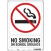 No Smoking On School Grounds Signs