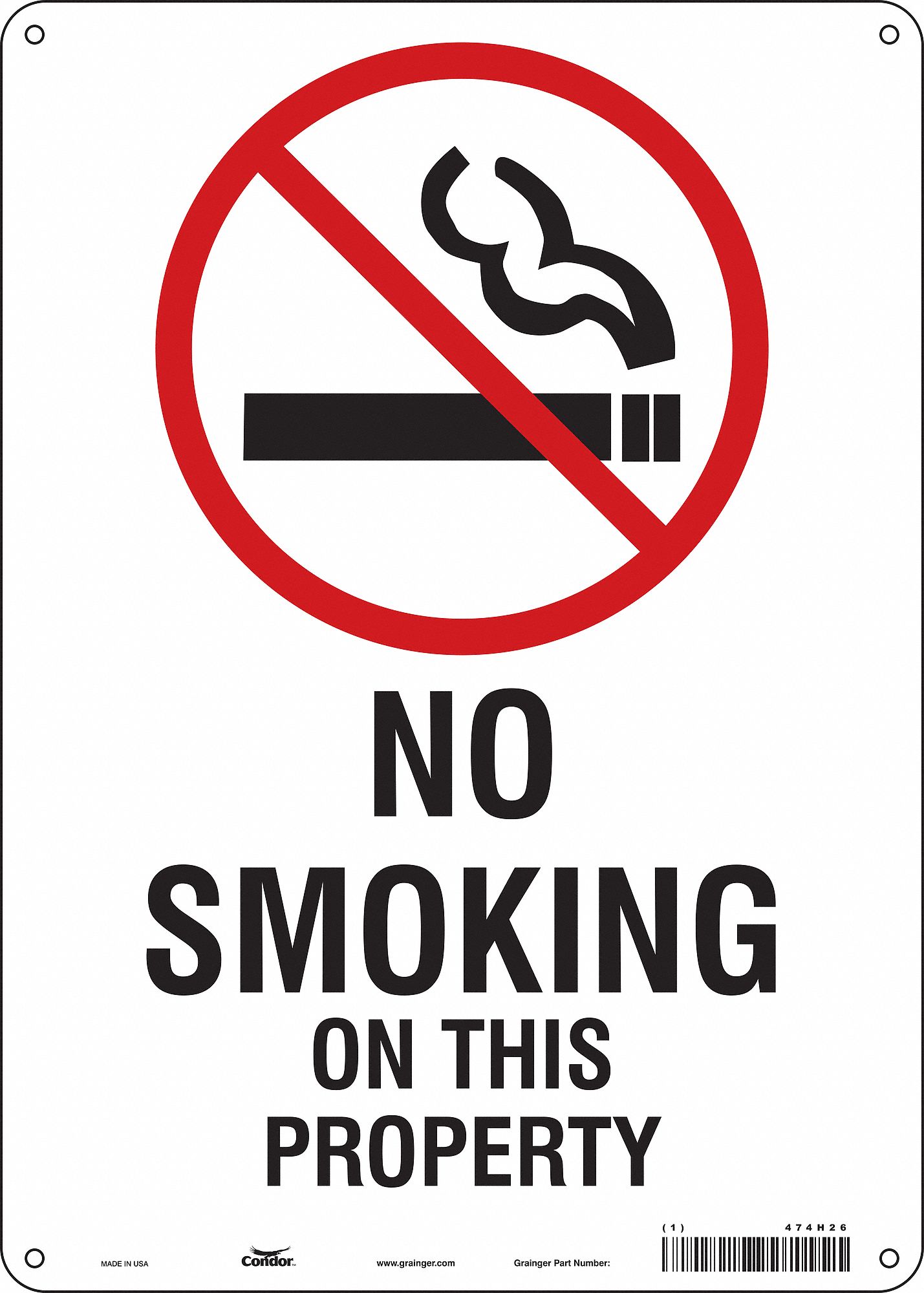 PANNEAU SECURITE,14PO X 10PO,ALUMINIUM