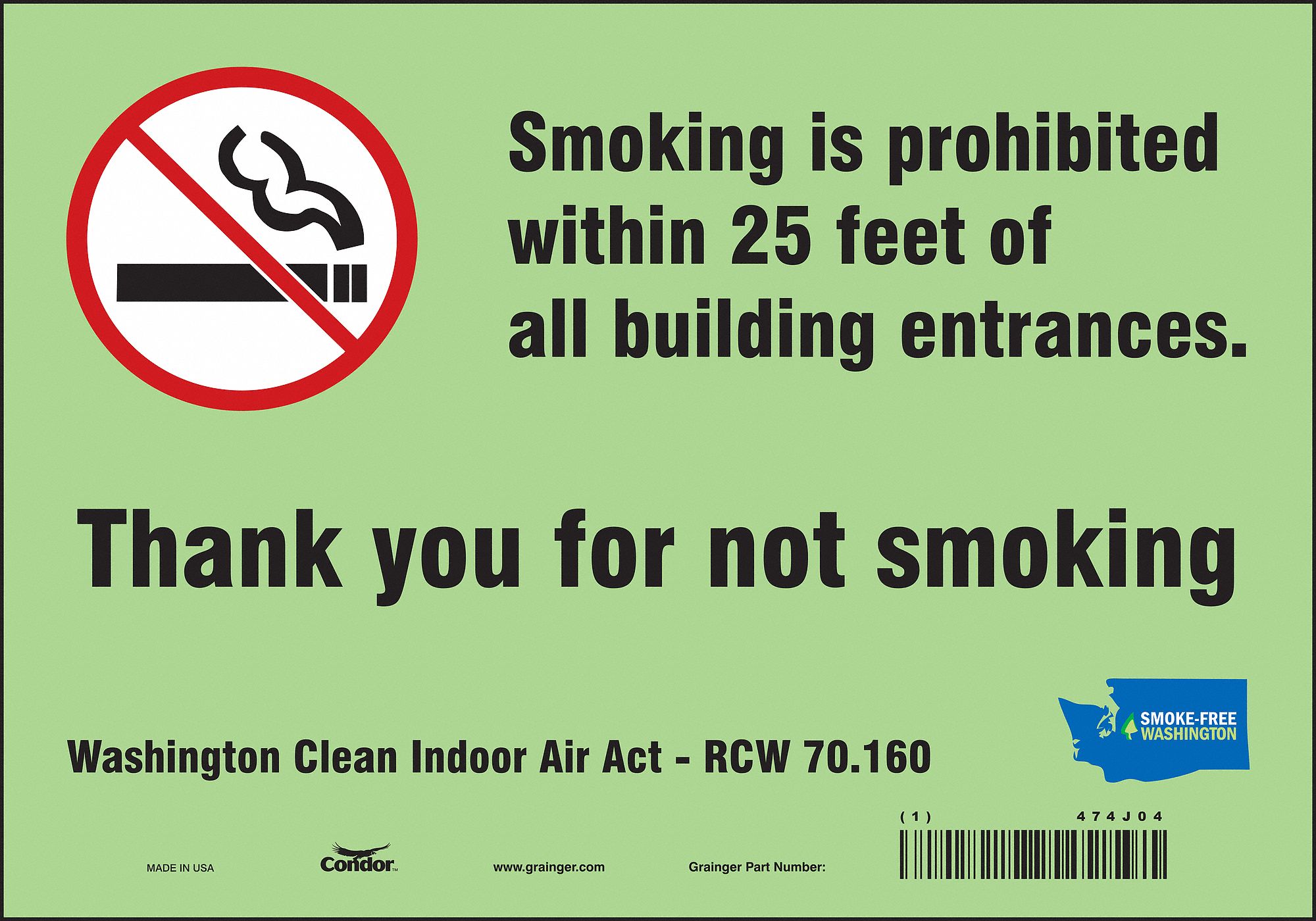 PANNEAU SECURITE,7PO X 10PO,VINYLE