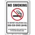 No Smoking To Report Violations Call 866-559-Ohio (6446) In Accordance With Chapter 3794 Of The Ohio Revised Code. Signs
