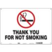 Thank You For Not Smoking Signs