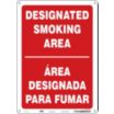 Designated Smoking Area/Area Designada Para Fumar Signs