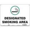 Designated Smoking Area Signs