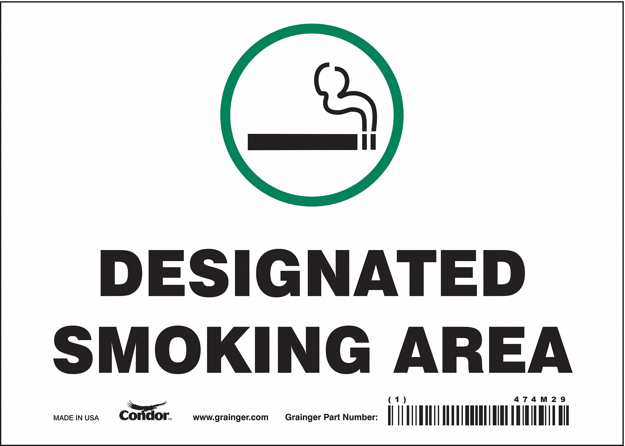 PANNEAU SECURITE,5PO X 7PO,VINYLE