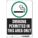 SAFETY SIGN, ALUMINUM, MOUNTING HOLES, 10 X 7 IN NOMINAL SIGN SIZE, 0.032 IN THICK, SMOKING PERMITTED IN THIS AREA ONLY