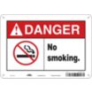 Danger: No Smoking. Signs