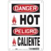 Danger/Peligro: Hot/Caliente Signs