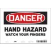 Danger: Hand Hazard Watch Your Fingers Signs