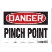 Danger: Pinch Point Signs