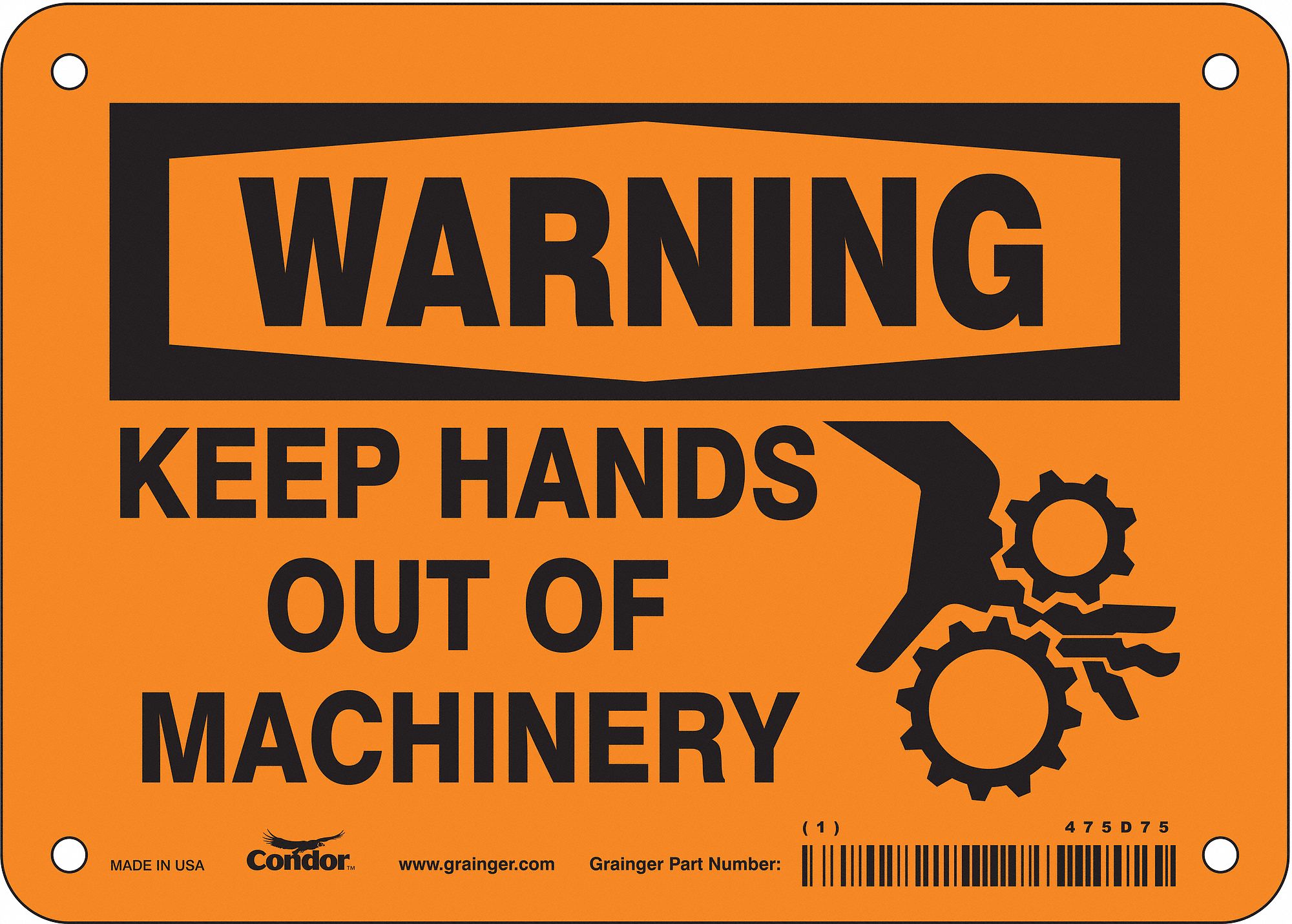 PANNEAU SECURITE,5PO X 7PO,ALUMINIUM