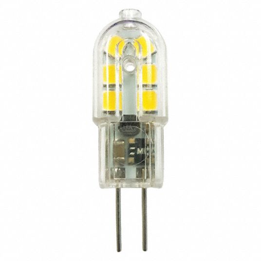 Openlijk tempel George Stevenson Miniature LED Bulb, T4, 2-Pin (G4), Lumens 230, Watts 0.156W - Grainger