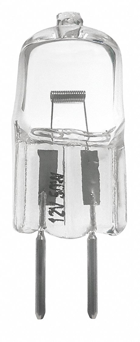 LUMAPRO Miniature Halogen Bulb, T3, 2-Pin Lumens 60, Watts 5W - 475G43|475G43 - Grainger