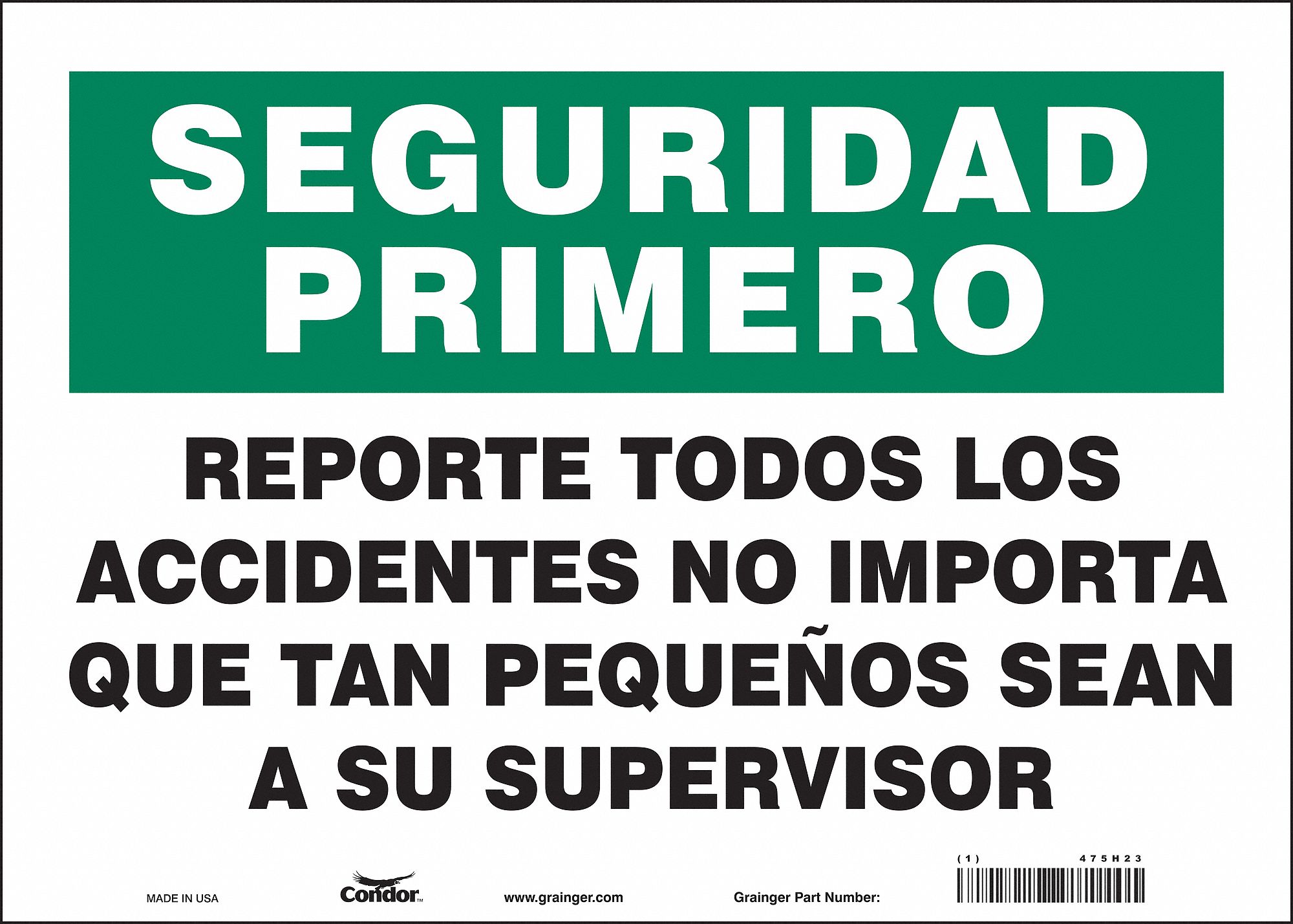 Safety Sign: Vinyl, Adhesive Sign Mounting, 10 in x 14 in Nominal Sign Size, Not Retroreflective