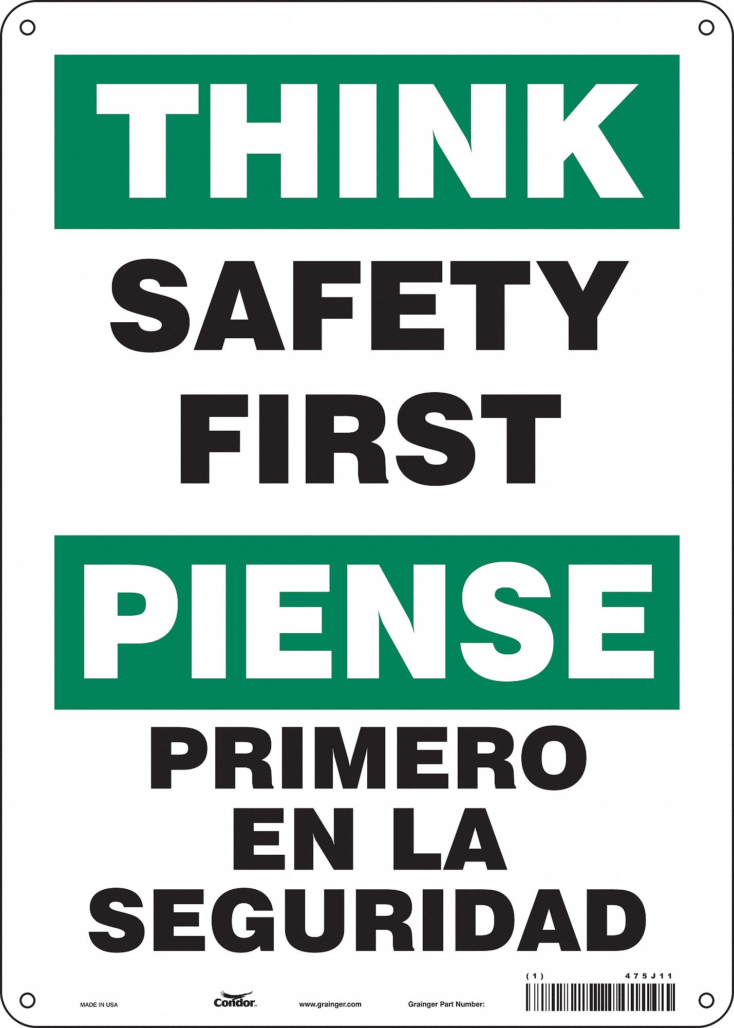 PANNEAU SECURIT,14PO X 10PO,POLYETHYLENE