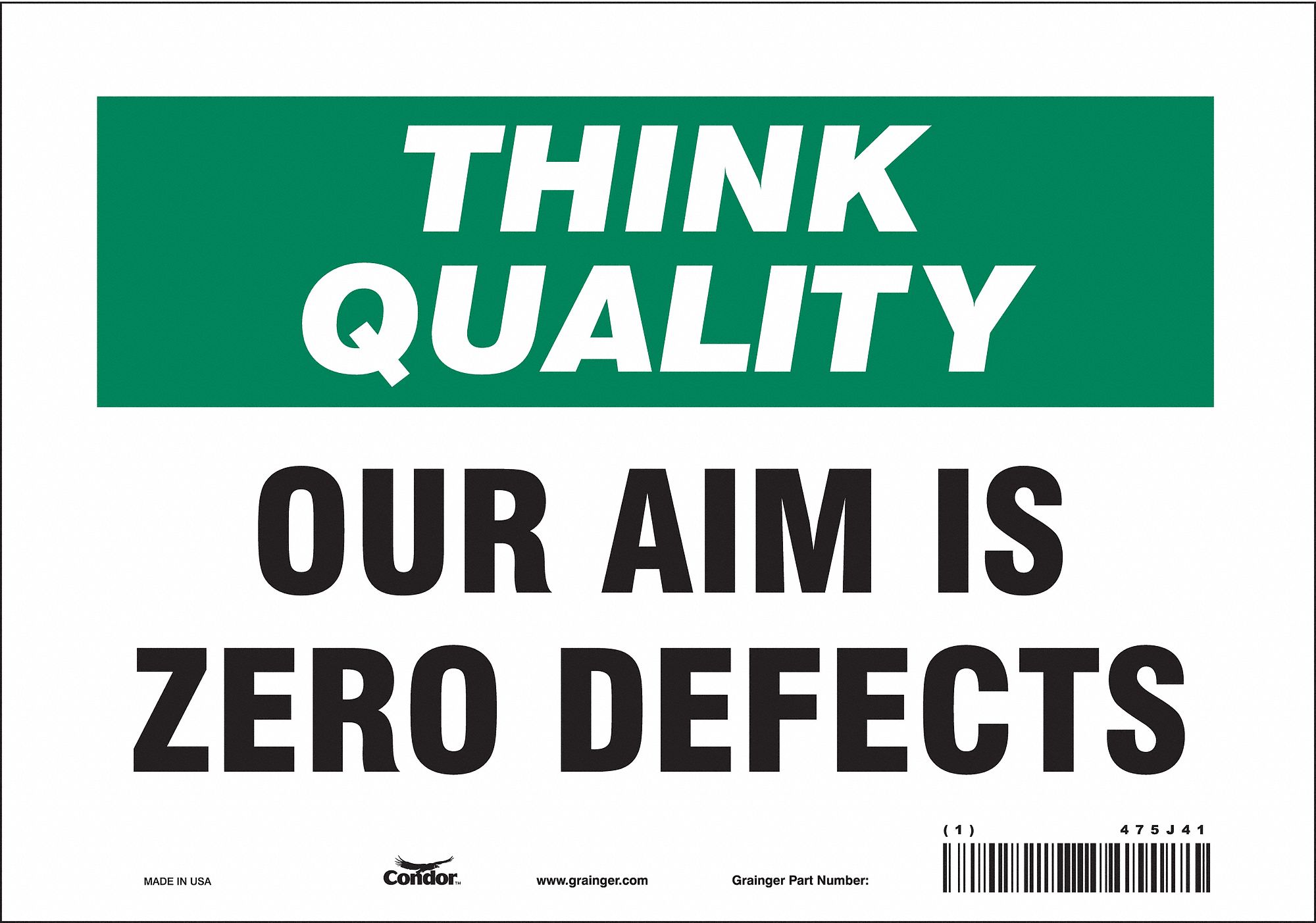 Safety Sign: Vinyl, Adhesive Sign Mounting, 7 in x 10 in Nominal Sign Size, Not Retroreflective