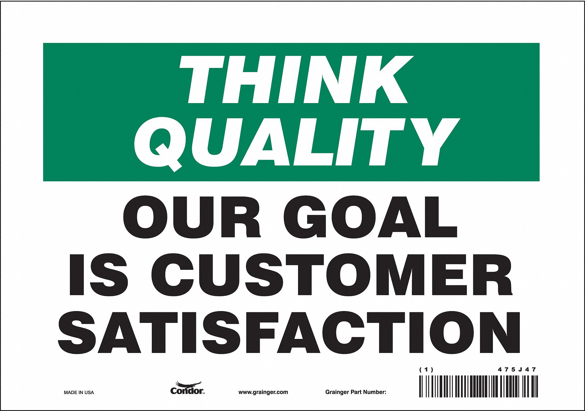 Safety Sign: Vinyl, Adhesive Sign Mounting, 7 in x 10 in Nominal Sign Size, Not Retroreflective