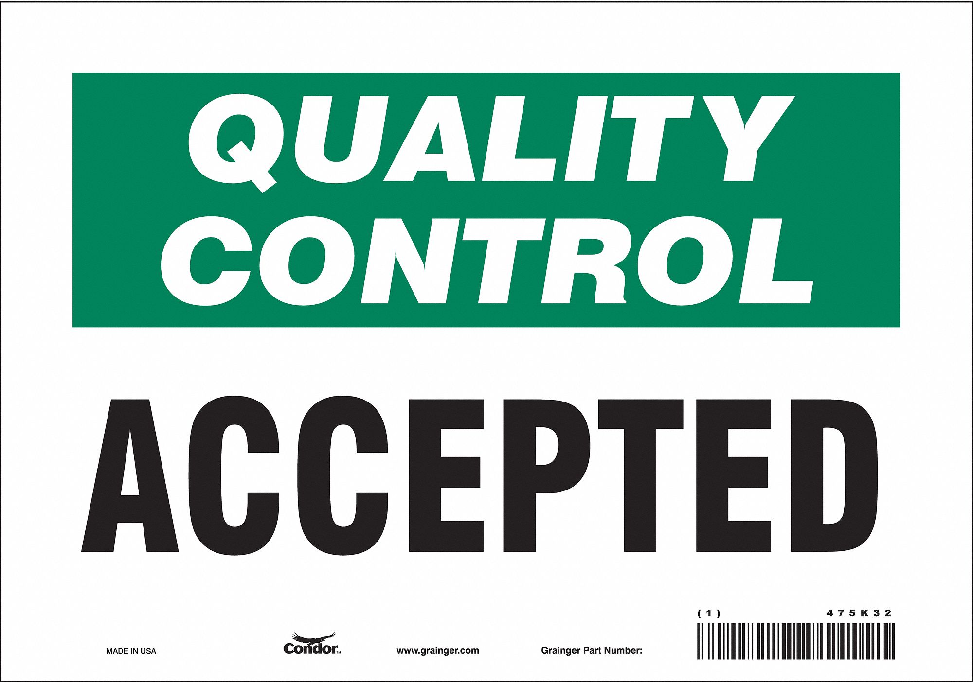 Safety Sign, 7 in x 10 in, Vinyl
