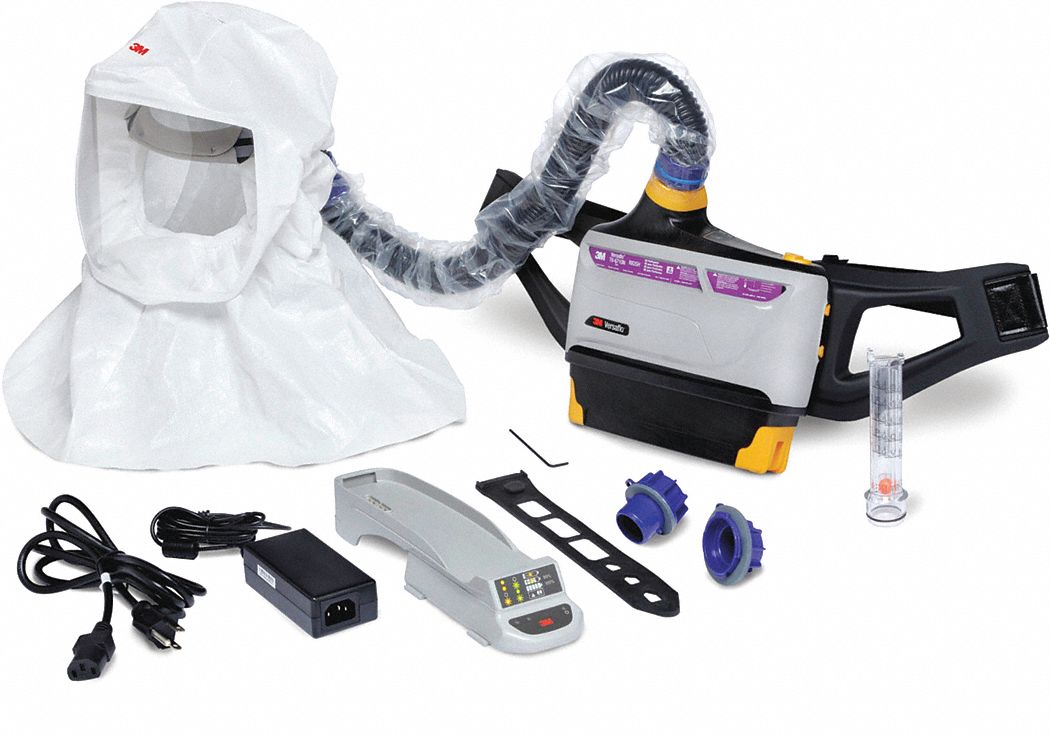 EASY CLEAN KIT, VERSAFLO, BELT-MOUNT, LI-ION, 4 TO 8 HOURS, UNIVERSAL, NIOSH