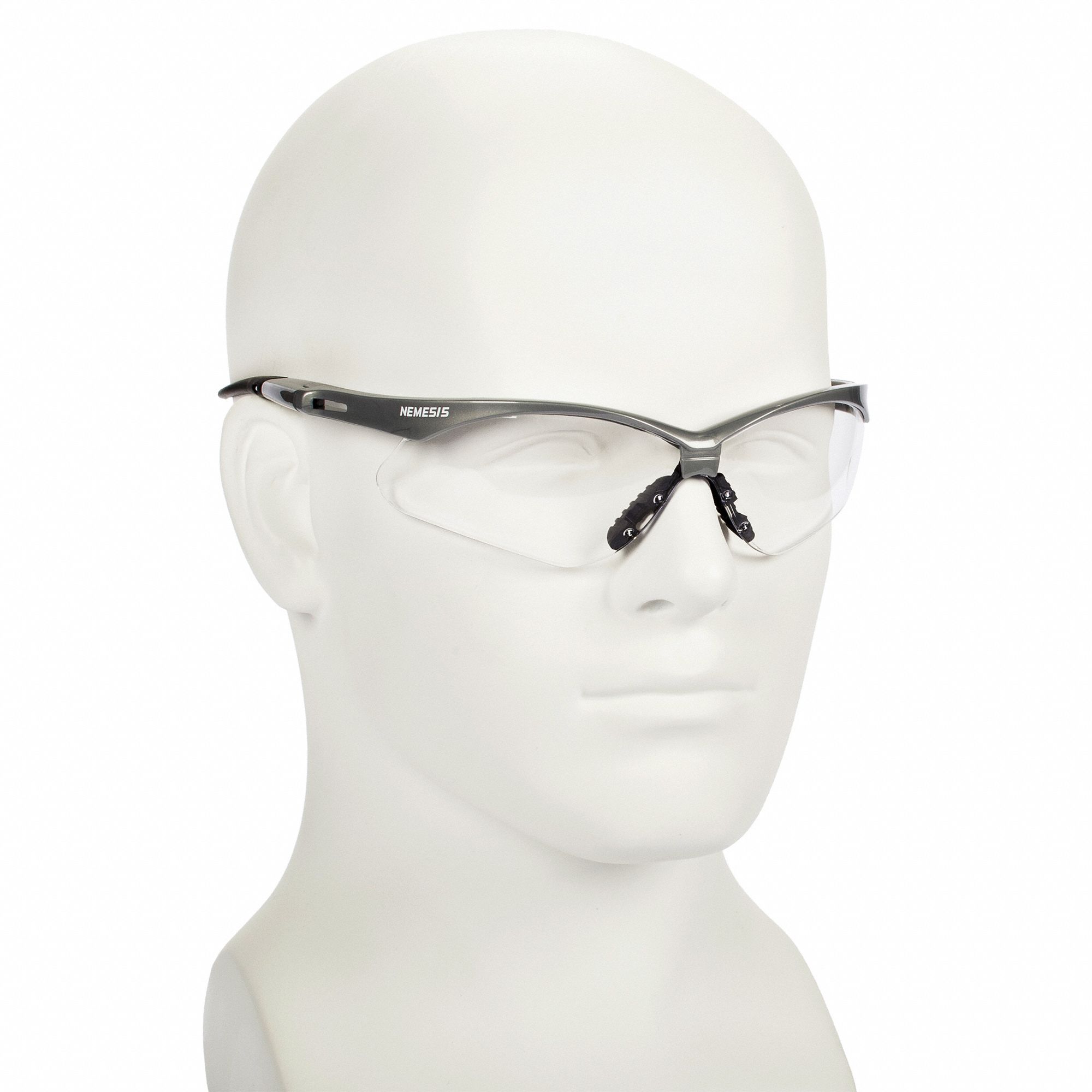KLEENGUARD Safety Glasses, AntiFog, Silver, Nemesis 475P0447388