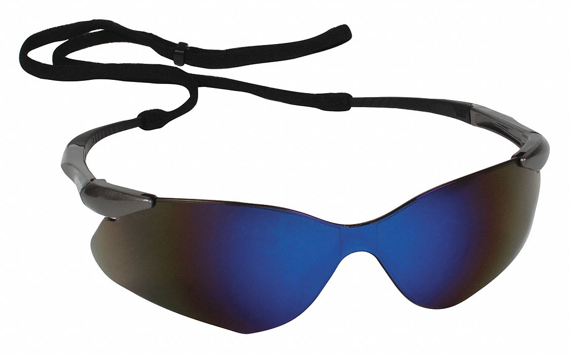 KLEENGUARD V30 Nemesis VL ScratchResistant Safety Glasses , Blue