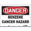 Danger: Benzene Cancer Hazard Signs