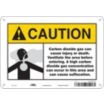 Caution: Carbon Dioxide Gas Can Cause Injury Or Death. Ventilate The Area Before Entering. A High Carbon Dioxide Gas Concentration Can Occur In This Area And Can Cause Suffocation. Signs