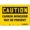 Caution: Carbon Monoxide May Be Present Signs