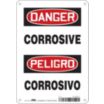 Danger/Peligro: Corrosive/Corrosivo Signs