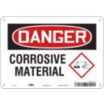 Danger: Corrosive Materials Signs